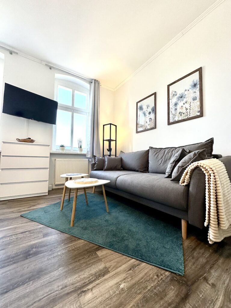 Wohnbereich mit Schlafsofa Wohnbereich mit Schlafsofa